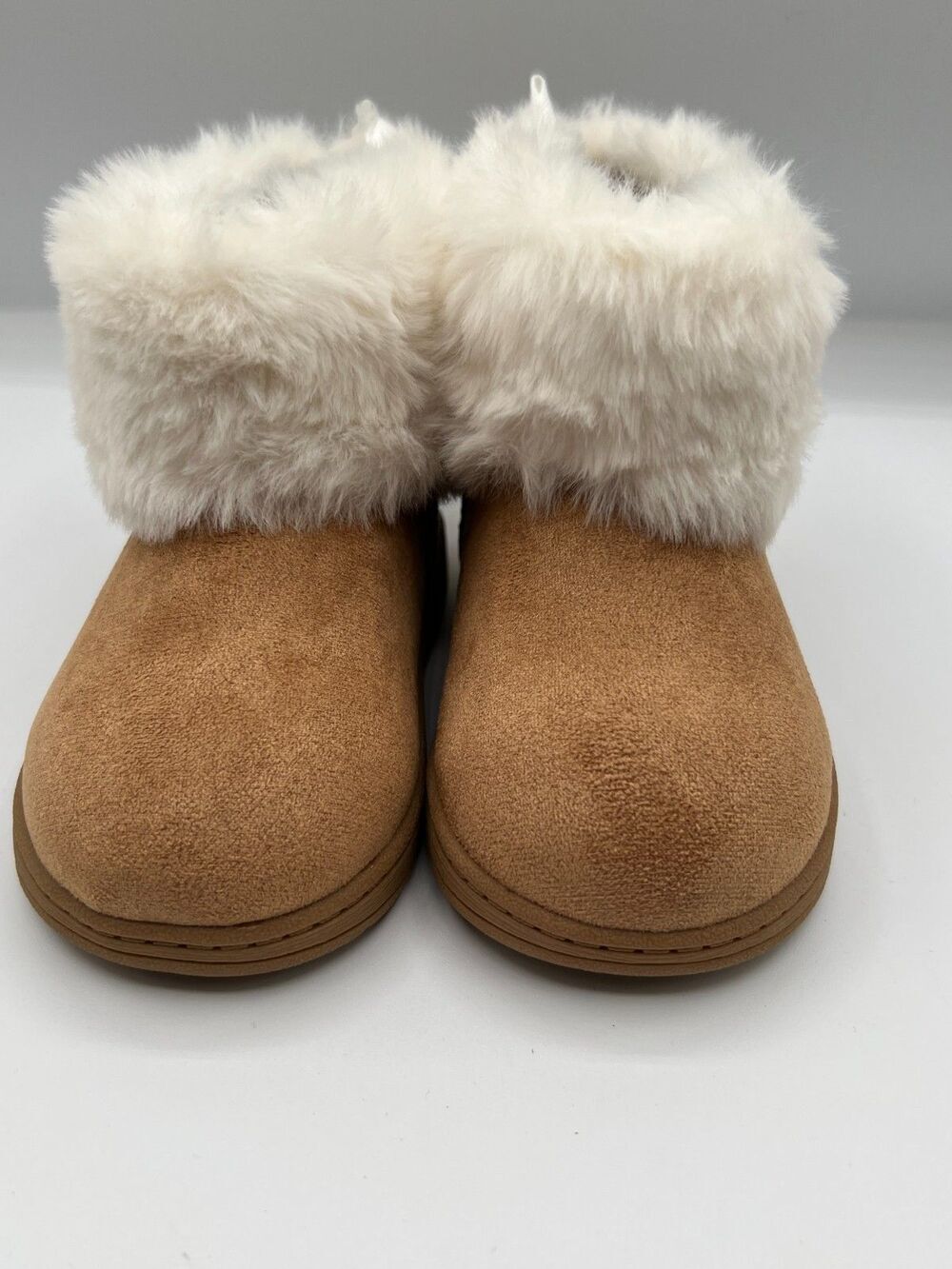 Thereabouts TH Lil Kaylee Toddler Fur Boots Cognac Size 5M Winter NWT